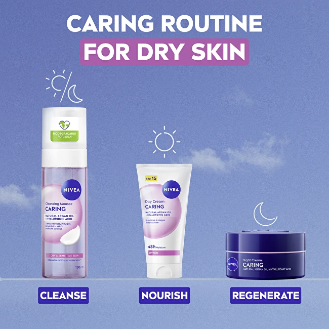 Nivea Rūpinamosios maitinamosios veido valymo putos 150ml