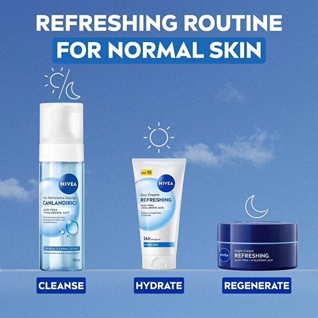 Nivea Valomosios putos normaliai ir mišriai odai 150 ml