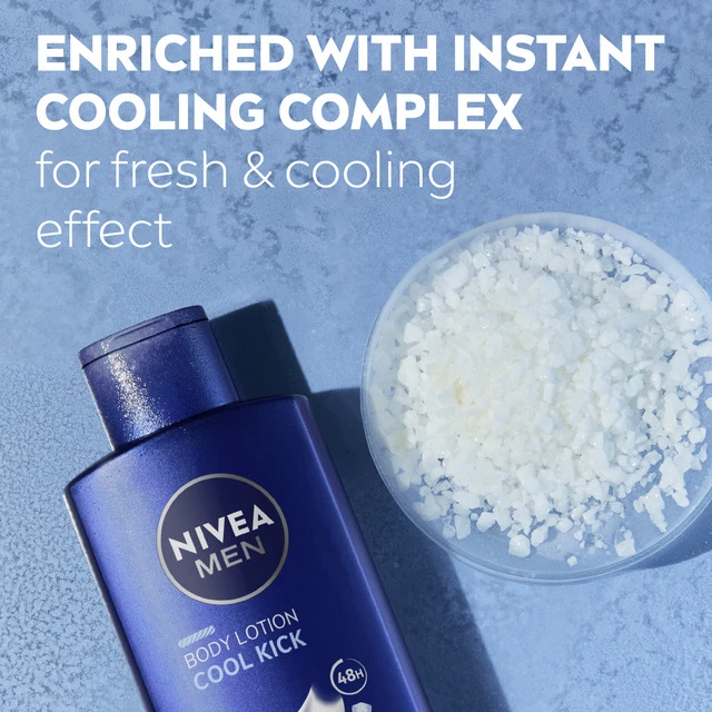 Nivea „Cool Kick“ kūno losjonas vyrams, 400 ml