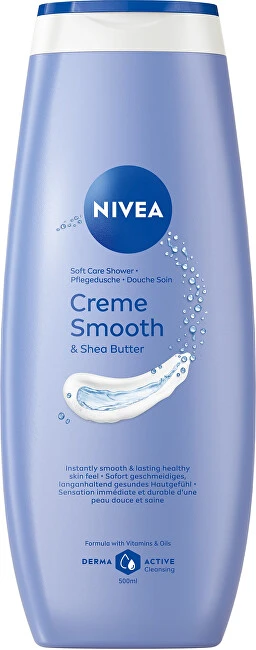 Nivea Creme Smooth Shower Kreminis moterims, 500 ml
