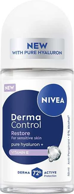 Nivea Derma Control Restore Antiperspirant Roll-On (Antiperspirant) 50 ml 50mlml dezodorantas ir antiperspirantas Vyrams