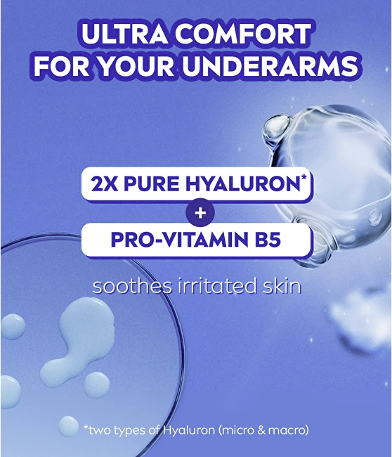 Nivea Derma Control sudėties vizualizacija