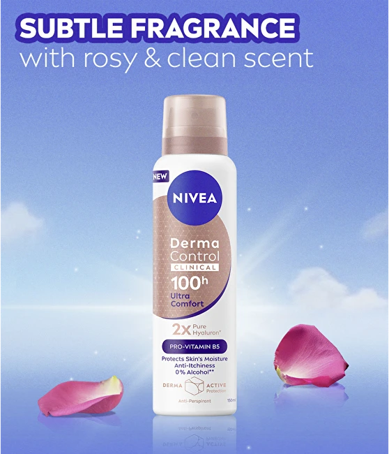 Nivea Derma Control Ultra Comfort antiperspirantas purškiamas 150 ml
