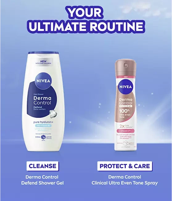 Nivea Purškiamas antiperspirantas „Derma Dry Control“ (antiperspirantas) 150 ml