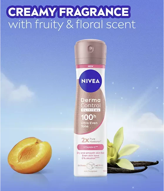 Nivea Purškiamas antiperspirantas „Derma Dry Control“ (antiperspirantas) 150 ml