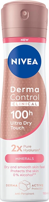 Nivea Purškiamas antiperspirantas „Derma Dry Control“ (antiperspirantas) 150 ml