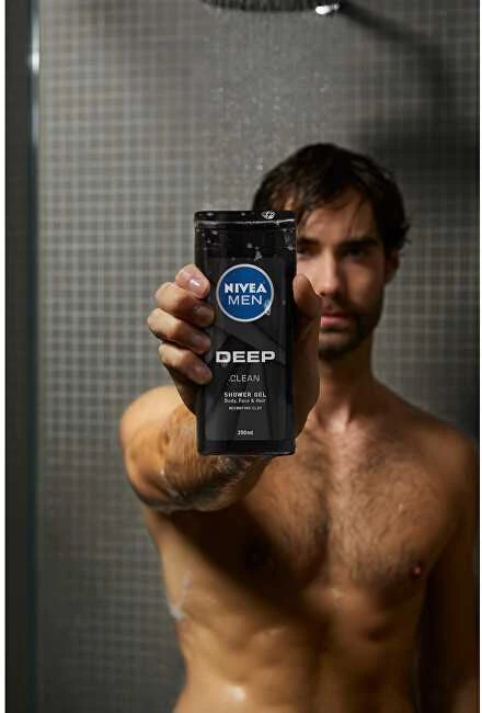 Nivea Men Deep Clean Dušo želė vyrams, 250 ml