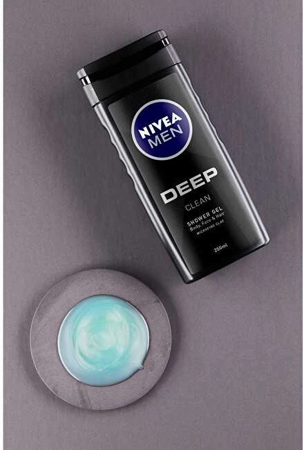 Nivea Men Deep Clean Dušo želė vyrams, 250 ml