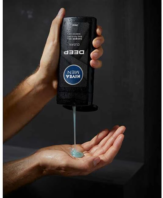 Nivea Men Deep Clean Dušo želė vyrams, 250 ml