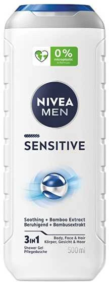 NIVEA MEN 3in1 Sensitive dušo želė 500 ml