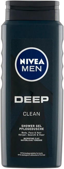 Nivea Men Deep Clean Dušo želė