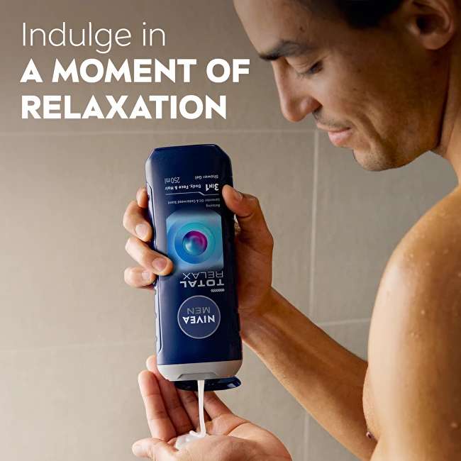Nivea Dušo želė Men Total Relax Dušo želė 250 ml