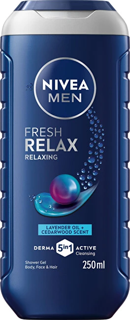 Nivea Dušo želė Men Total Relax Dušo želė 250 ml