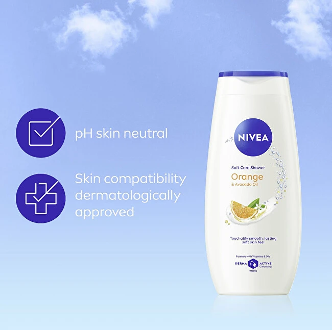 Nivea Oranžinis & Avocado Oil Care Shower, 500 ml