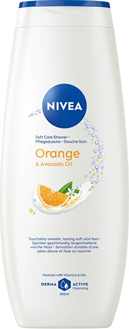 Nivea Oranžinis & Avocado Oil Care Shower, 500 ml