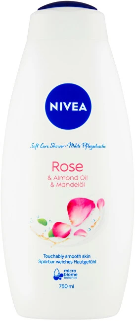 Nivea Rose & Almond Oil Dušo želė moterims, 750 ml