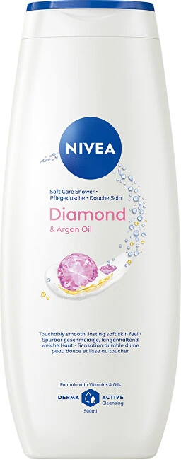 Nivea Diamond & Argan Oil Shower Kreminis moterims, 500 ml