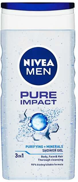 Beiersdorf Nivea Men Dušo Želė PURE Impact 500ml