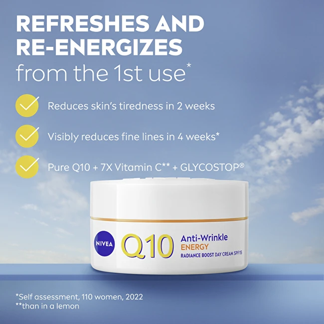 Nivea Energizuojantis dieninis kremas Q10 Energinis dieninis kremas 50 ml