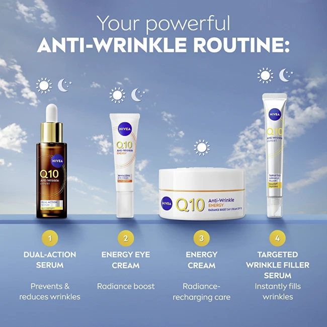 Nivea Energizuojantis dieninis kremas Q10 Energinis dieninis kremas 50 ml