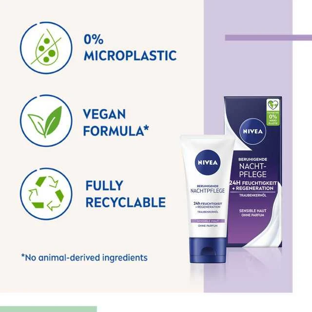 Nivea Raminamasis naktinis kremas 50ml