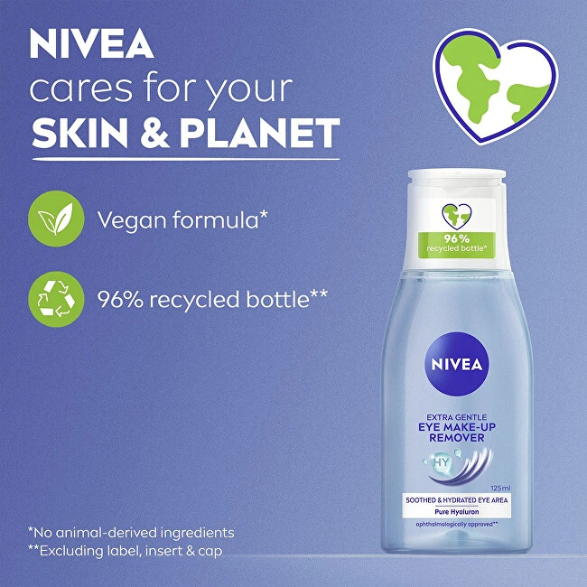 Nivea Ypač smulkus akių makiažo valiklis 125 ml