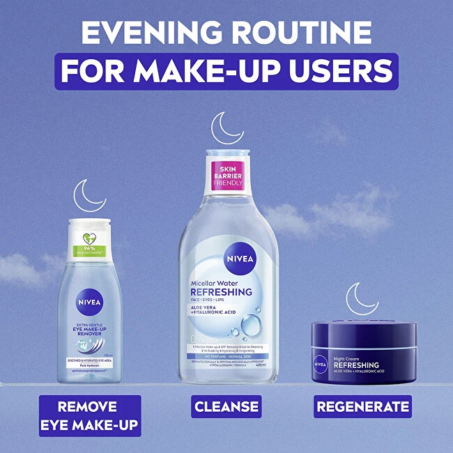 Nivea Ypač smulkus akių makiažo valiklis 125 ml