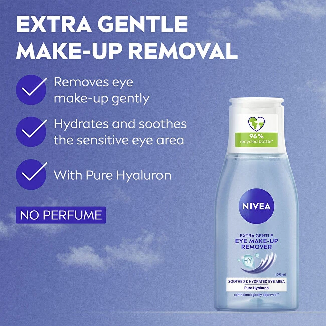 Nivea Ypač smulkus akių makiažo valiklis 125 ml