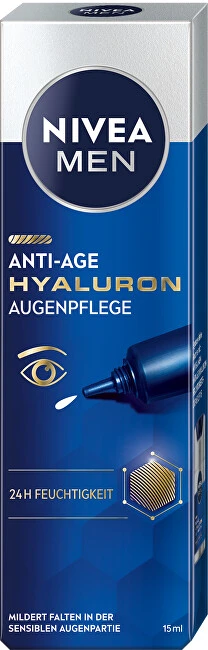 Nivea Men Hyaluron Anti-Age Paakių kremas Paakių kremas vyrams, 15 ml