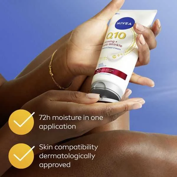 NIVEA Q10 stangrinamasis kūno kremas nuo raukšlių, 200 ml