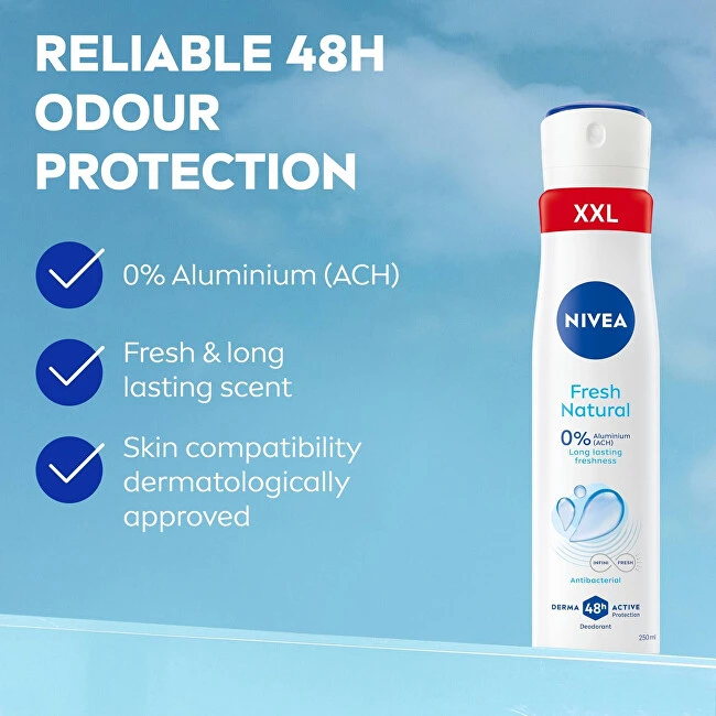 Nivea Fresh Natural, 250 ml