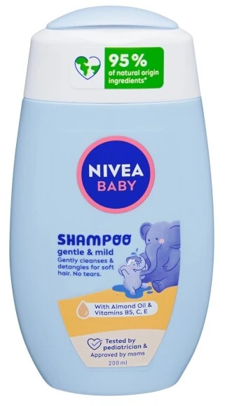 Nivea Baby Gentle & Mild Shampoos šampūnai