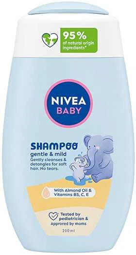 Nivea Baby Gentle & Mild Shampoos šampūnai