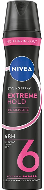 Nivea Extreme Hold Styling Purškiklis Plaukų lakas moterims, 250 ml