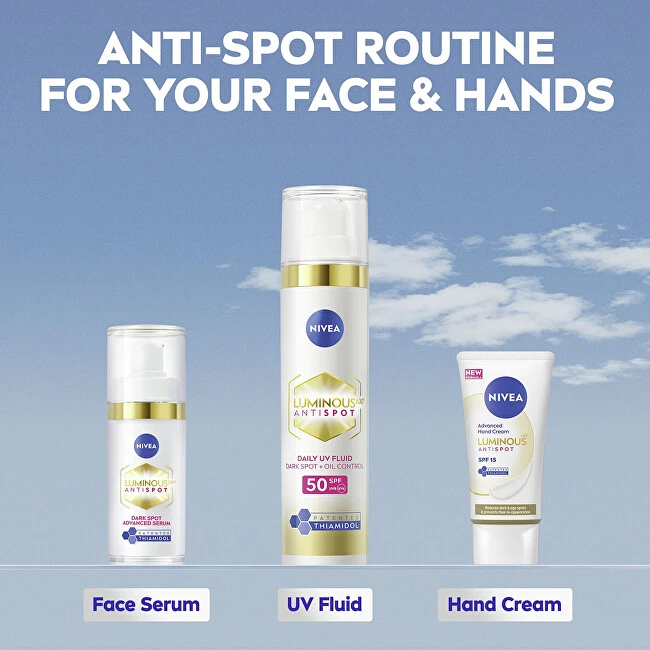 Nivea „Luminous630®“ rankų kremas nuo spalvos pakitimų SPF15, 50 ml