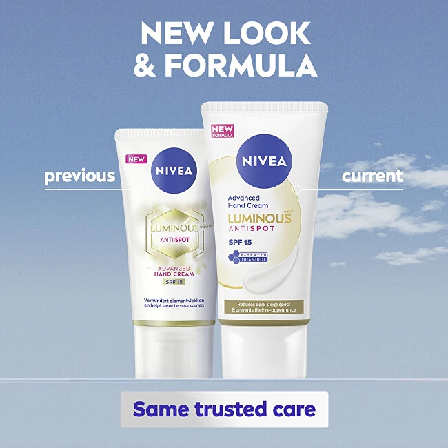 Nivea „Luminous630®“ rankų kremas nuo spalvos pakitimų SPF15, 50 ml
