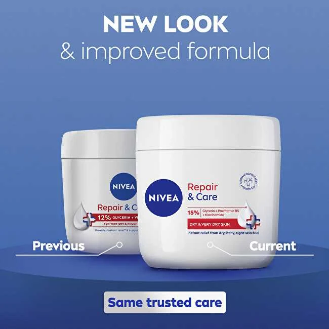 Nivea Repair & Care drėkinamasis ir regeneruojantis kremas 400ml