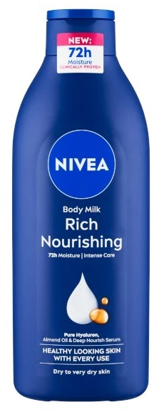 Nivea Body Milk Rich maitininantis Losjonas kūnui