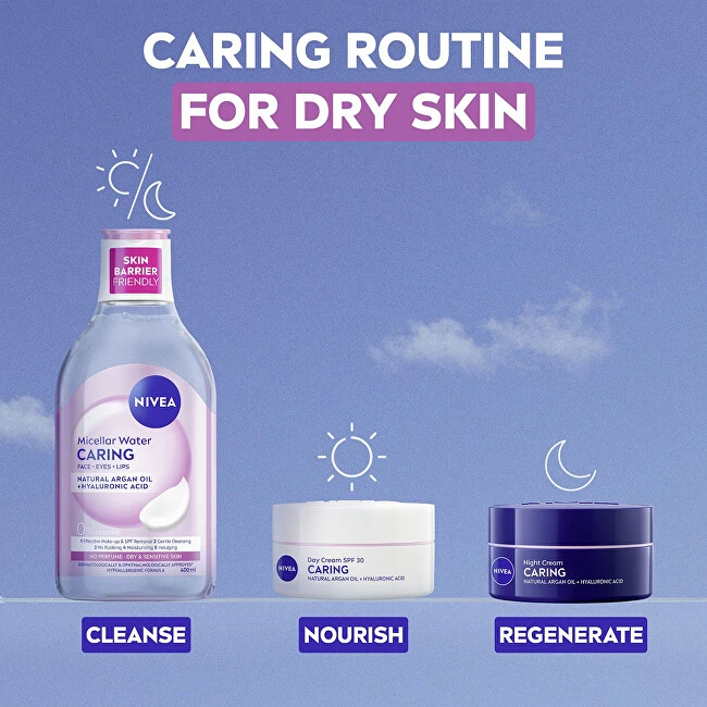 „Nivea Essentials S“ regeneruojamasis naktinis kremas sausai ir jautriai odai, 50 ml