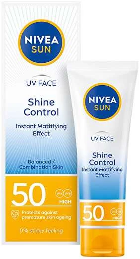 Nivea Sun UV veido blizgesio kontrolės priemonė nuo saulės