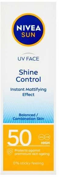 Nivea Sun UV veido blizgesio kontrolės priemonė nuo saulės