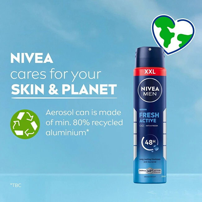 Nivea Men Fresh Active dezodorantas purškiklis 250 ml
