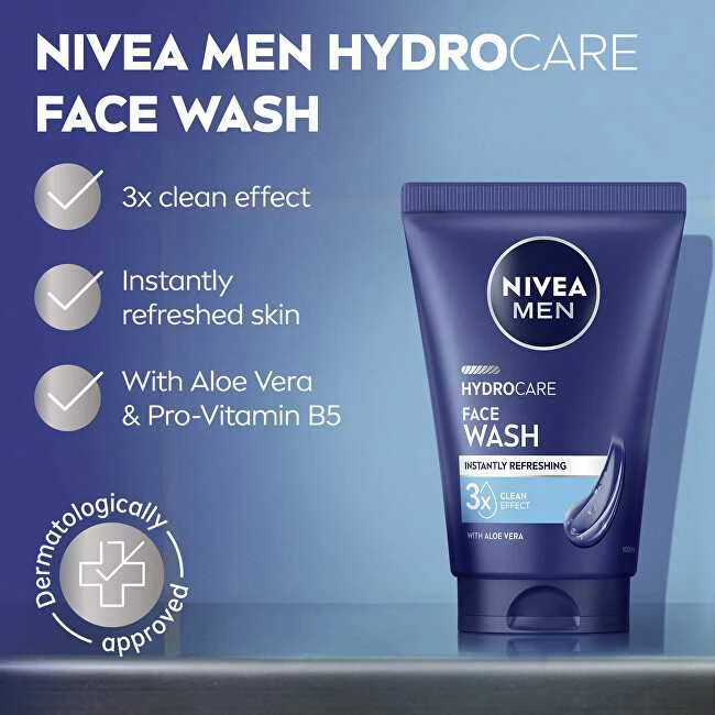 Nivea Men Hydrocare veido prausimosi gelis 100 ml