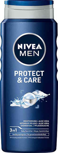 Nivea Dušo želė vyrams „Vyrams apsauga ir priežiūra“ 2 x 500 ml