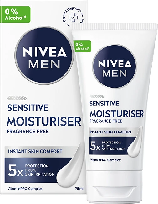 Nivea Men Sensitive 24H Hydration Face Kreminis Day Kreminis