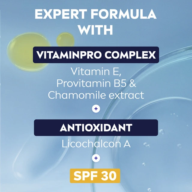 Nivea Drėkinamasis dieninis kremas vyrams SPF 30 Men Sensitive (kasdienis apsauginis drėkiklis) 50 ml