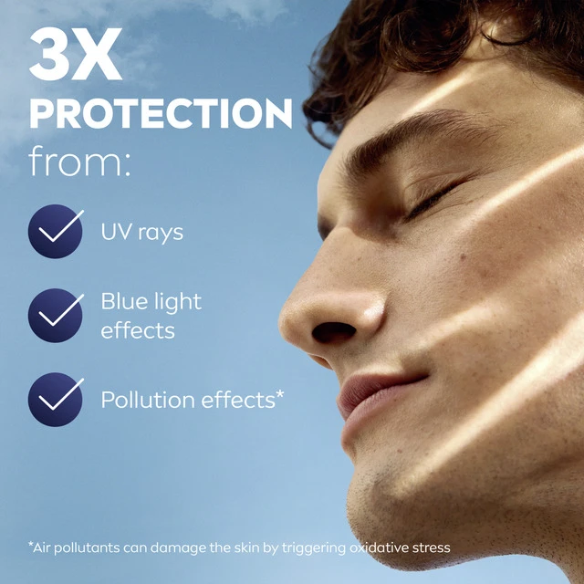Nivea Drėkinamasis dieninis kremas vyrams SPF 30 Men Sensitive (kasdienis apsauginis drėkiklis) 50 ml