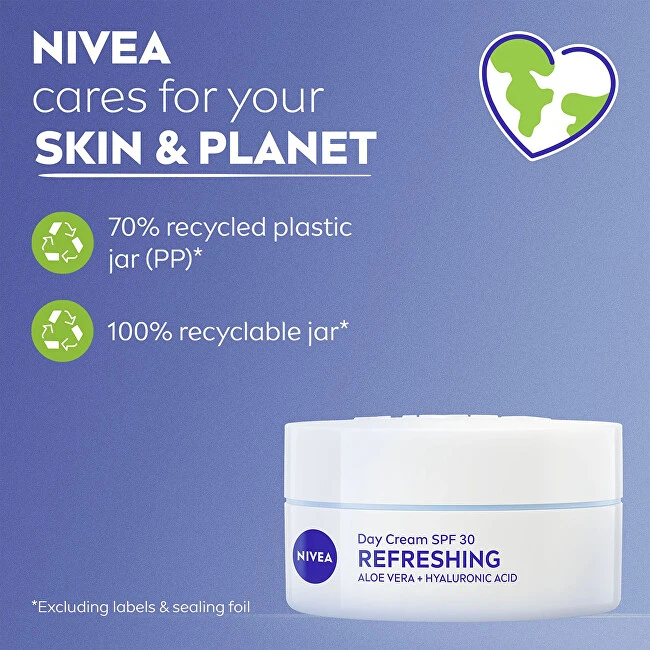 Nivea drėkinamasis dieninis kremas nuo saulės SPF 30 Essential (gaivus dieninis kremas) 50 ml