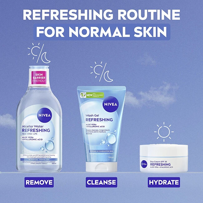 Nivea drėkinamasis dieninis kremas nuo saulės SPF 30 Essential (gaivus dieninis kremas) 50 ml