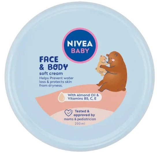 Nivea Baby Face & Body Soft Kreminis Day Kreminis